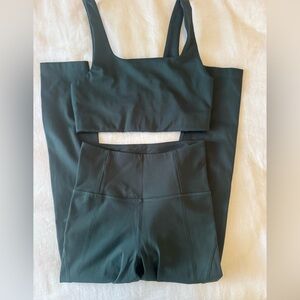 Girlfriend Collective Forest Green Set